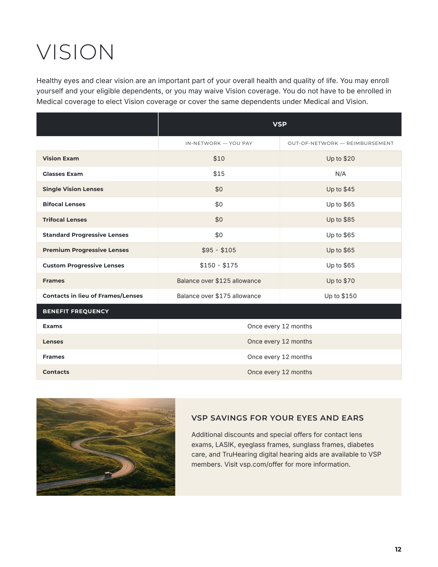 A generated plan page in a different brand